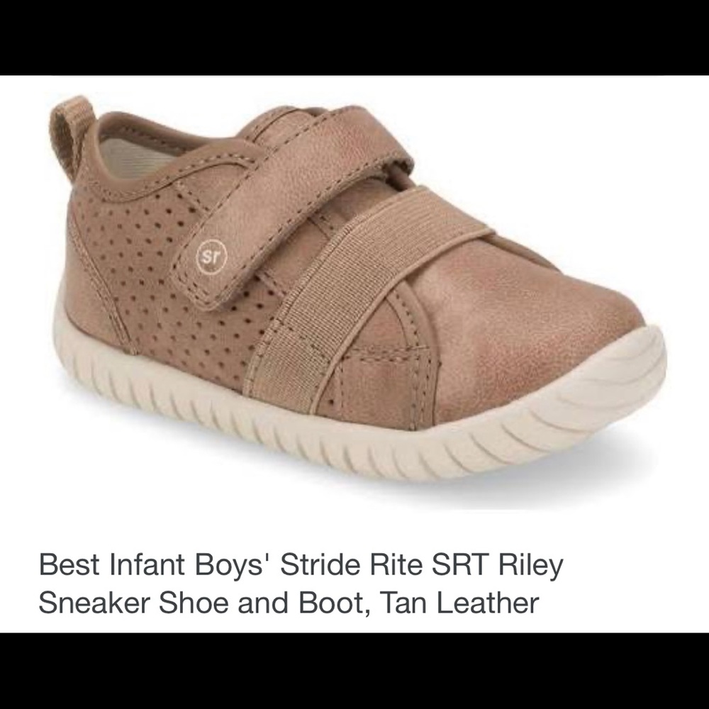 Stride Rite Toddler Boys SRT SM Riley Tan 4.5